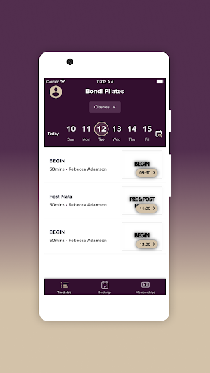 Bondi Pilates Screenshot 2