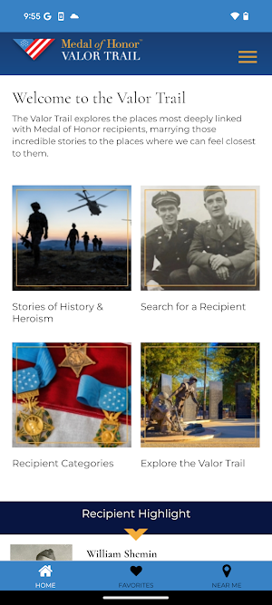 Valor Trail App Screenshot 0