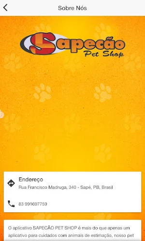 SAPECÃO PET SHOP Screenshot 1
