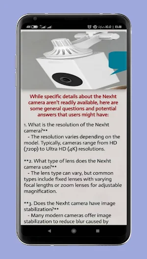 nexht camera guide Screenshot 2