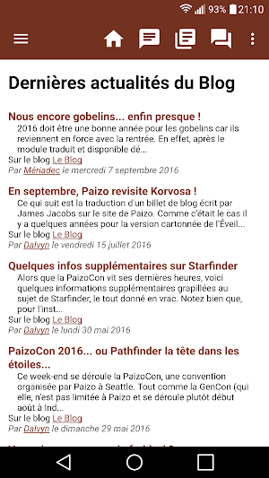 Pathfinder-fr NON OFFICIEL Screenshot 1