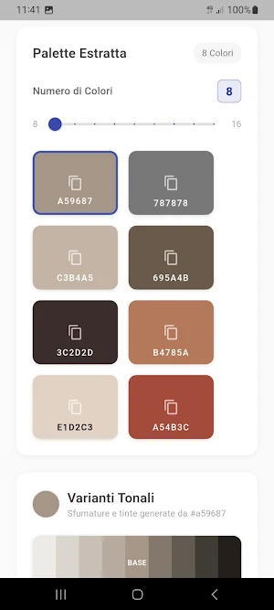 CromaGen ASE Palette Export Screenshot 2