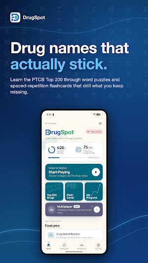 DrugSpot: PTCB Drug Names Screenshot 0