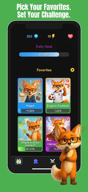 Vulpio – Daily Knowledge Quiz Screenshot 2