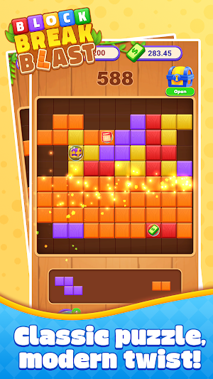 Block Break Blast: Easy Puzzle Screenshot 1