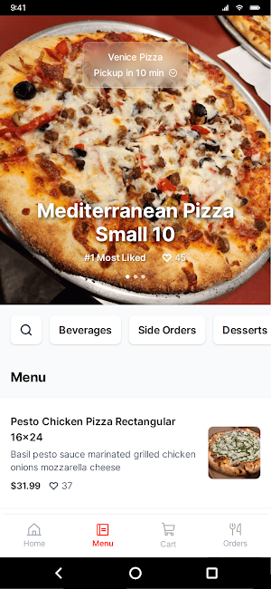 Venice Pizza Screenshot 1