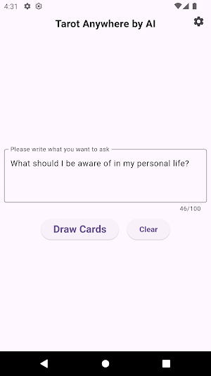 Tarot Anywhere by AI Screenshot 2