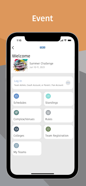 Fullerton Rangers Tournaments Screenshot 1