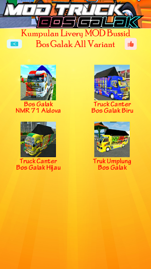 Kumpulan Mod Truck Bos Galak Screenshot 2