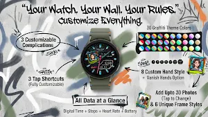 GraffiShot - Photo Watch Face Screenshot 3
