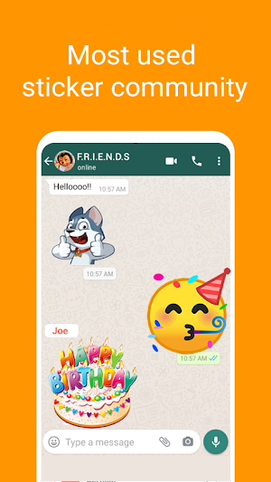 Tiksticker for WAStickerApps Screenshot 0
