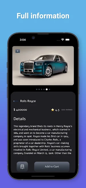 Car Showroom Screenshot 2