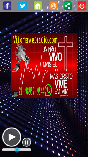 Vitoria Web Radio Oficial Screenshot 1