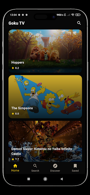 Goku TV– Anime & Movie Hub Screenshot 1