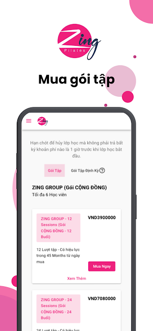 Zing Pilates Screenshot 1