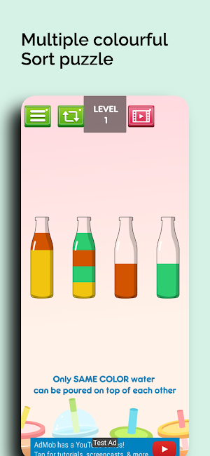 Water Puzzle Game - Color Sort Screenshot 3
