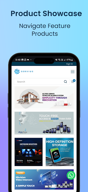 Servius Customer App Screenshot 2