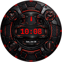 Carbon Black Watch Face