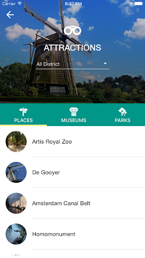 Amsterdam Travel Guide Screenshot 1