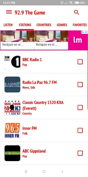 92.9 The Game Atlanta Screenshot 1