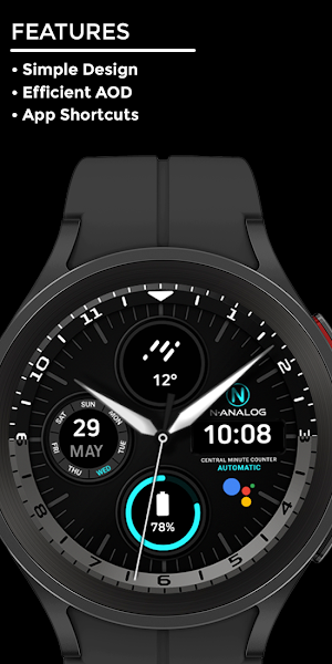 Night ver 09 - watch face Screenshot 1
