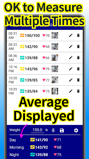 Instant Blood Pressure Tracker Screenshot 2