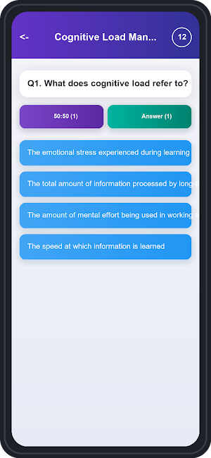 Focus Improvement Trivia Quiz Screenshot 3