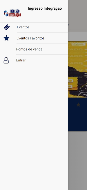 Ingresso Integração Screenshot 2