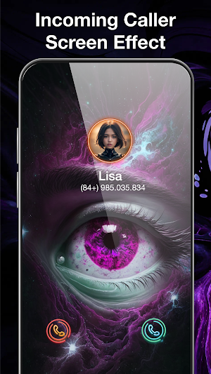 Color Phone: Call Screen Theme Screenshot 1