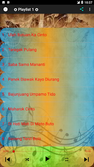Lagu Minang Mp3 Offline Screenshot 1