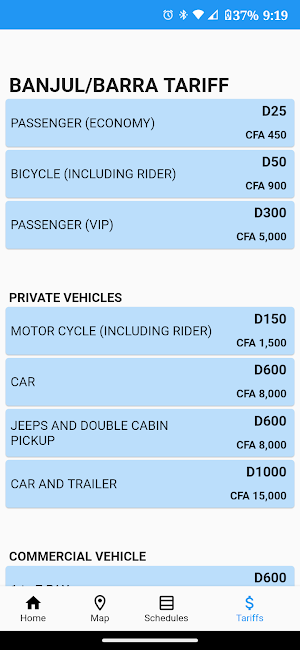 Gambia Ferries App Screenshot 0
