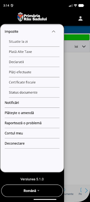 Rau Sadului App Screenshot 3