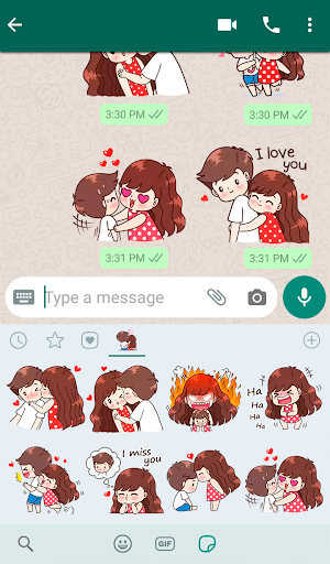 Love Story stickers for WhatsApp Screenshot 2