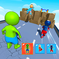 Superhero Shape Transform Race