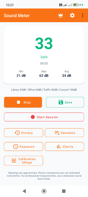 Sound Meter - Noise Detector Screenshot 0