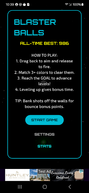 Bubble Shooter: Blaster Balls Screenshot 0