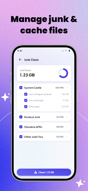 Easy Cleaner & Secure Screenshot 1
