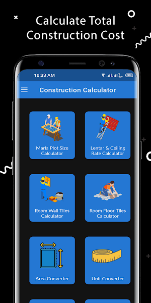 Construction Calculator Screenshot 2