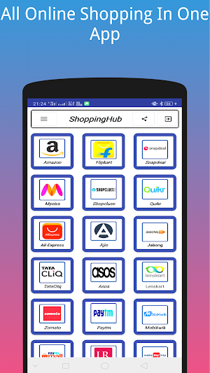 All in One Online Shopping App Screenshot 0
