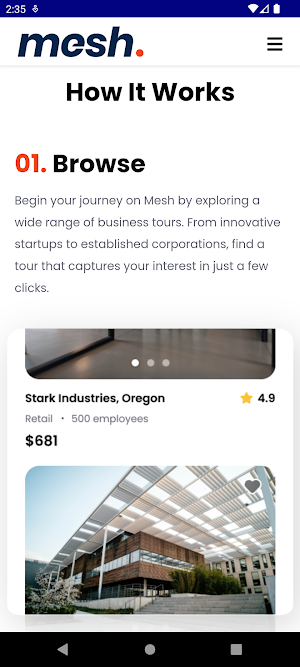 Mesh Tours Screenshot 0