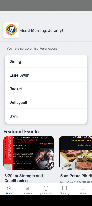 Hilo Yacht Club App Screenshot 1
