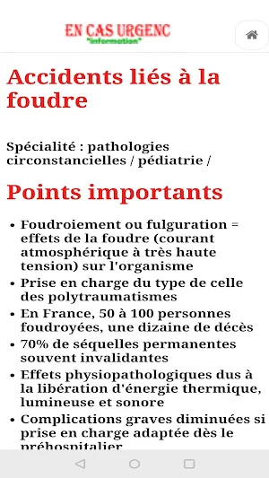 Conseils D'Urgence Screenshot 2