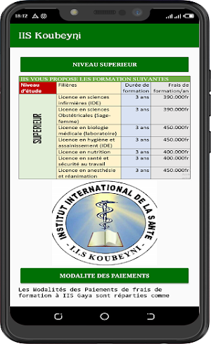 GROUPE SCOLAIRE KOUBEYNI Screenshot 3