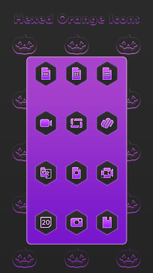 Hexed Purple Icons Screenshot 1