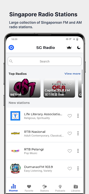 Singapore Radio & Podcasts Screenshot 0