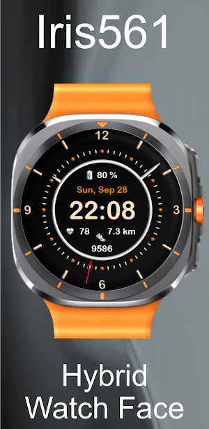 Iris561 Hybrid Watch Face Screenshot 1