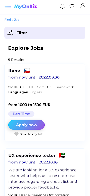 MyOnBiz Screenshot 3
