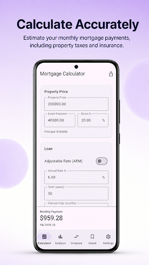 Mortgage Calc - Loan Planner Screenshot 0