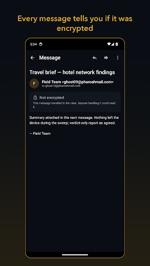 Pharoah Mail Screenshot 0