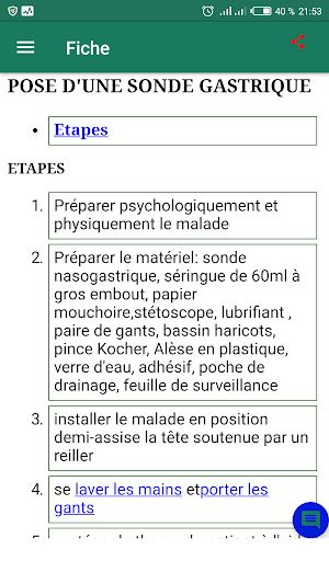Soins infirmiers Screenshot 1